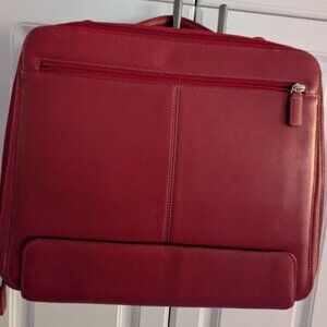Levenger Red Laptop Bag